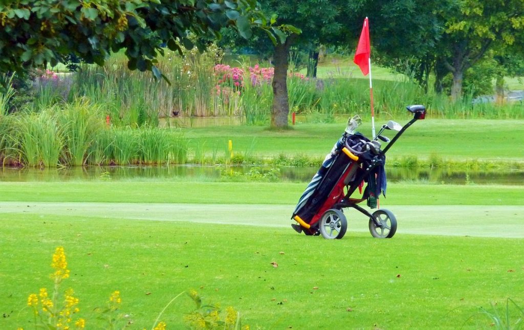 how to set up a golf bag