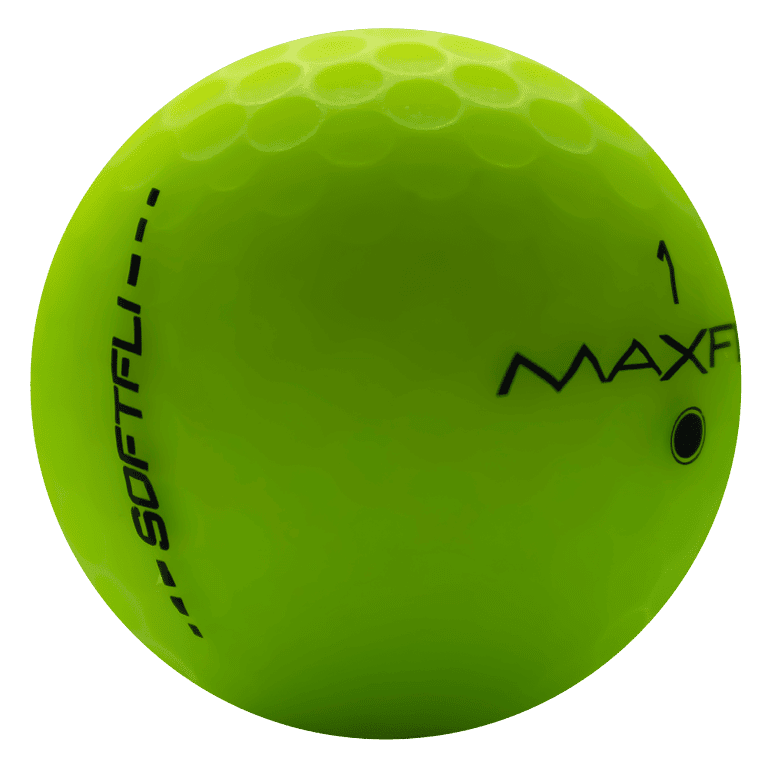 maxfli green softfli 1 side